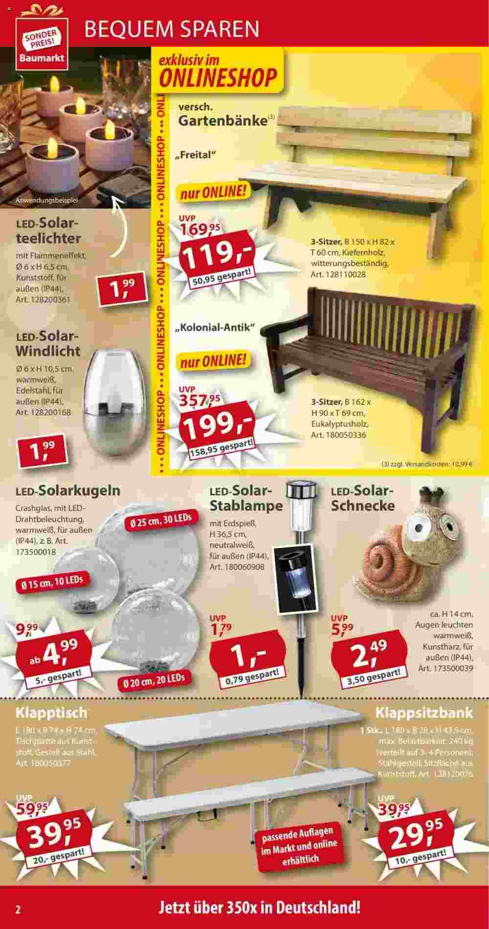 Sonderpreis Baumarkt Prospekt (ab 03.05.2025) zum Blättern - Seite 2