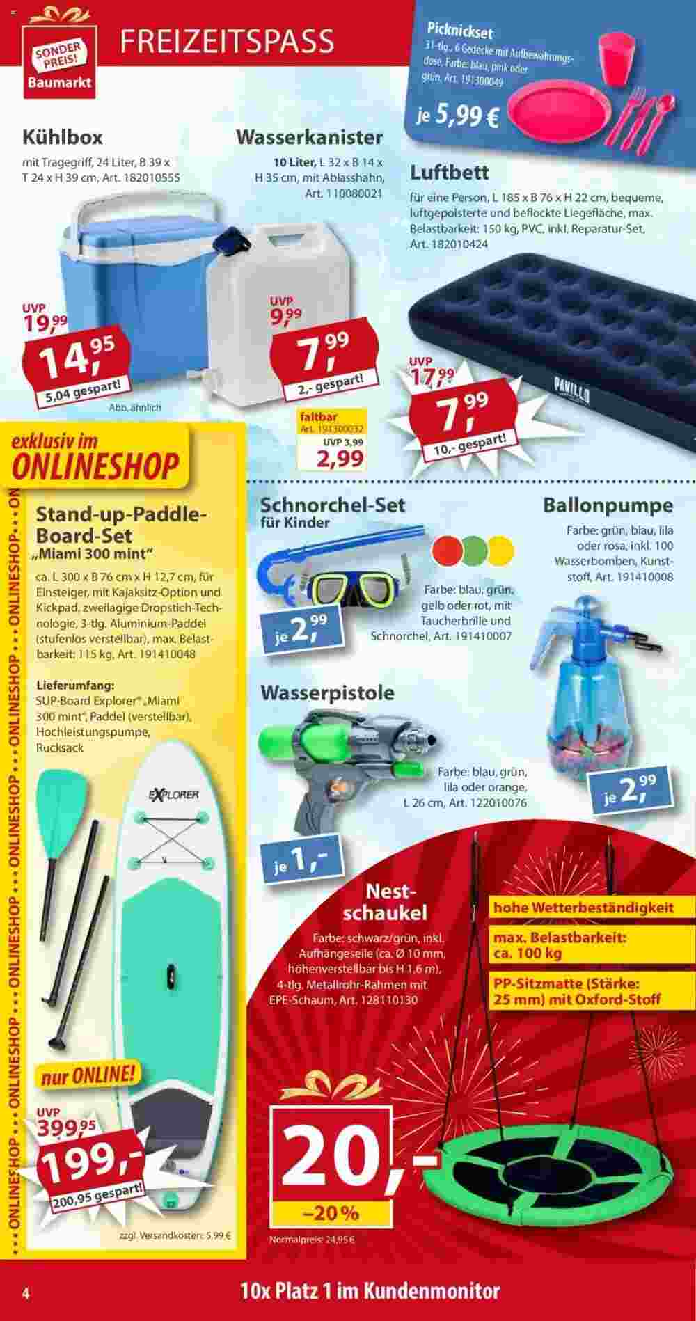 Sonderpreis Baumarkt Prospekt (ab 03.05.2025) zum Blättern - Seite 4