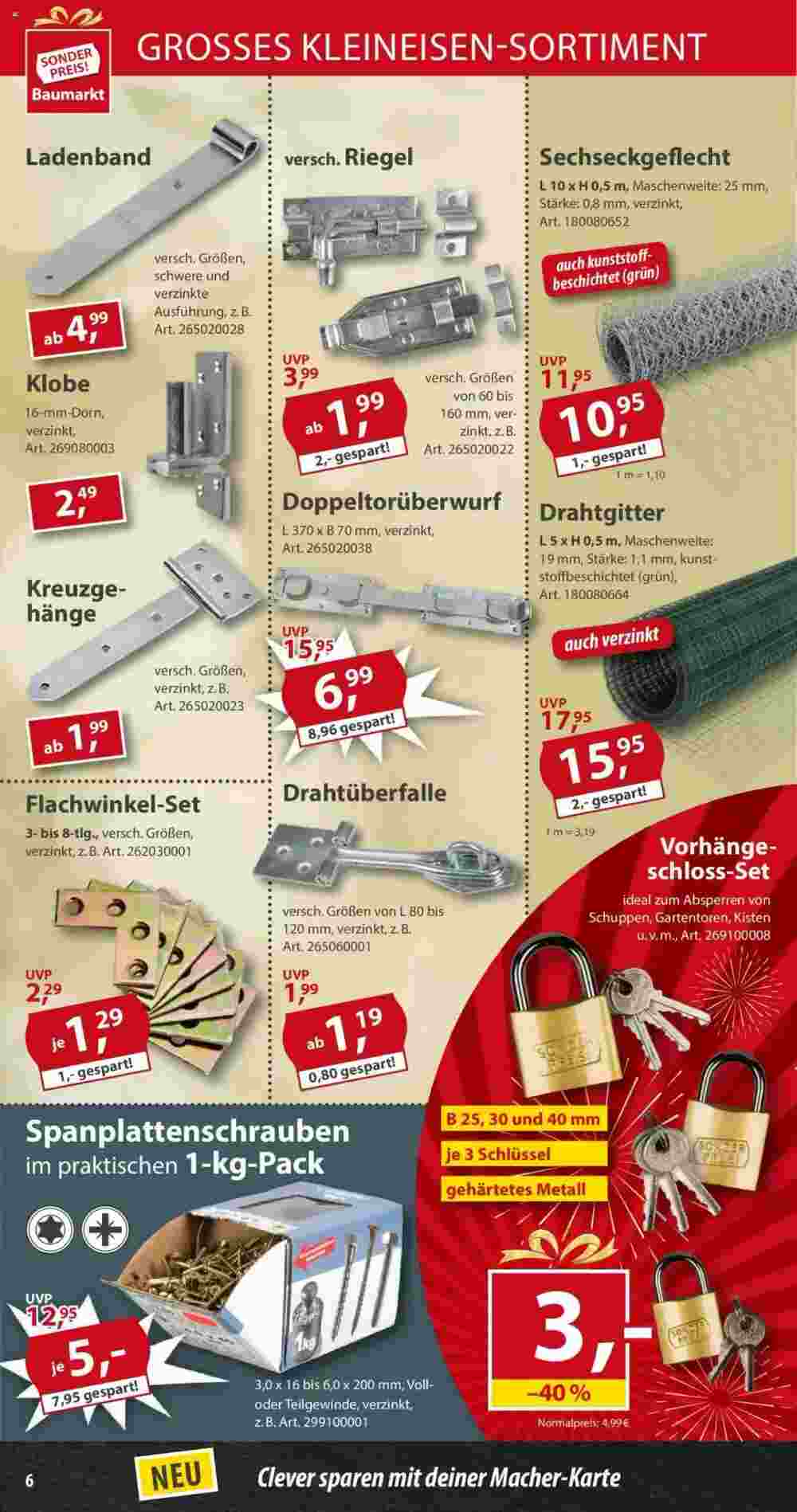 Sonderpreis Baumarkt Prospekt (ab 03.05.2025) zum Blättern - Seite 6