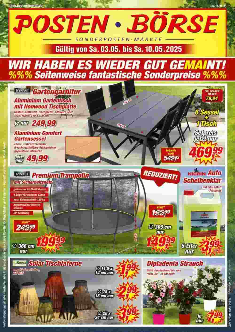 Posten Börse Prospekt (ab 03.05.2025) zum Blättern - Seite 1