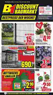 B1 Discount Baumarkt Prospekt (ab 03.05.2025) zum Blättern