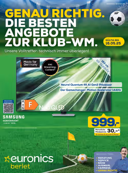 Euronics Prospekt (ab 03.05.2025) zum Blättern