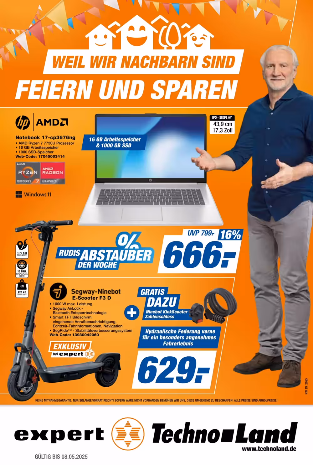 expert Techno Land Prospekt (ab 03.05.2025) zum Blättern - Seite 1