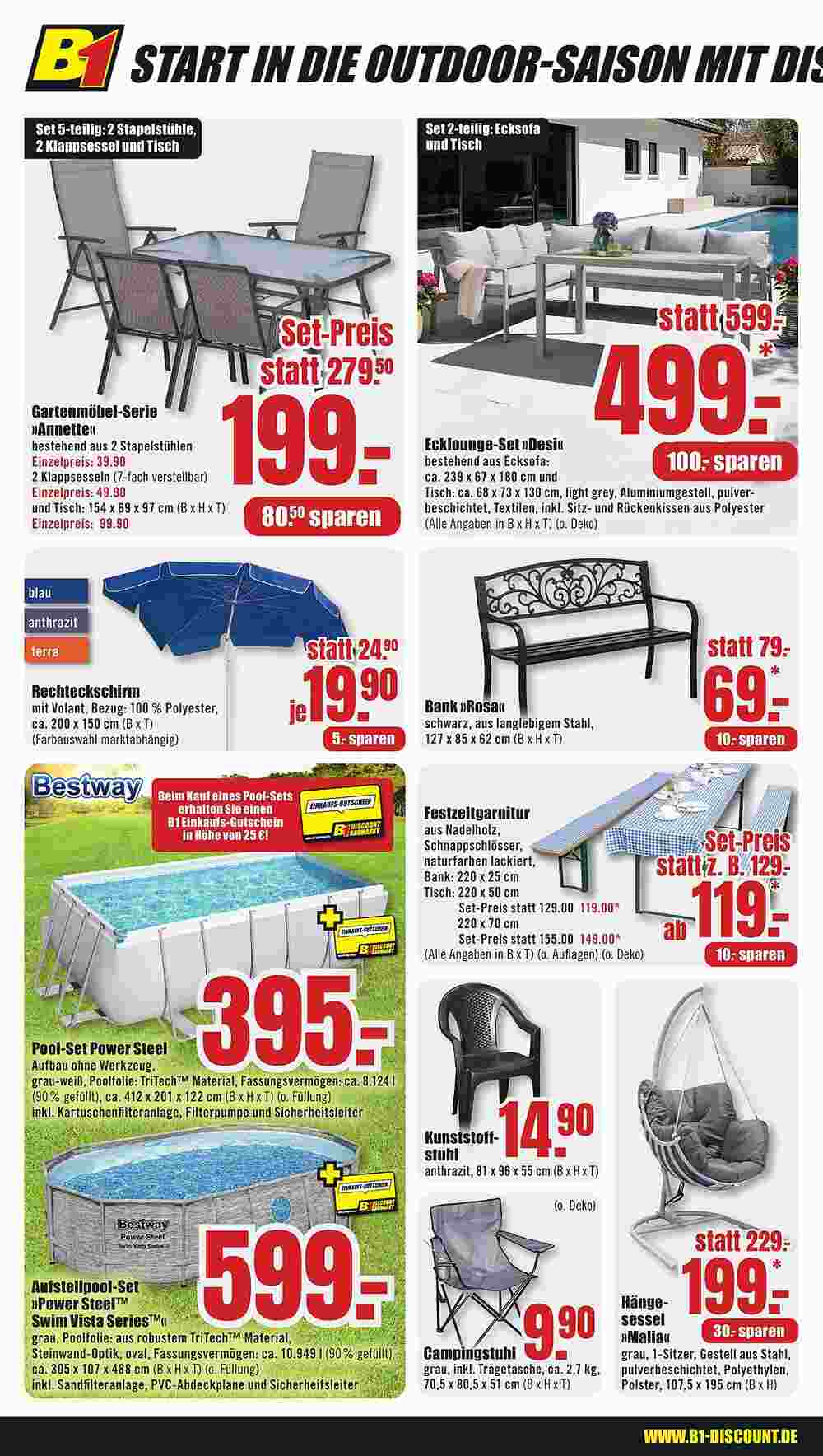 B1 Discount Baumarkt Prospekt (ab 03.05.2025) zum Blättern - Seite 2