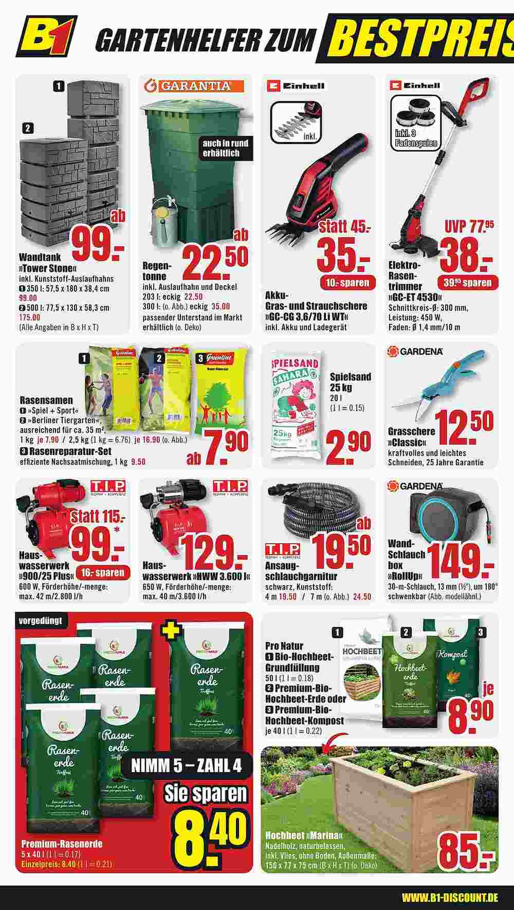 B1 Discount Baumarkt Prospekt (ab 03.05.2025) zum Blättern - Seite 4