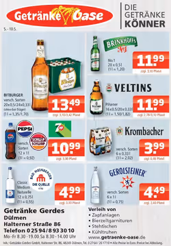 Getränke Oase Prospekt (ab 04.05.2025) zum Blättern