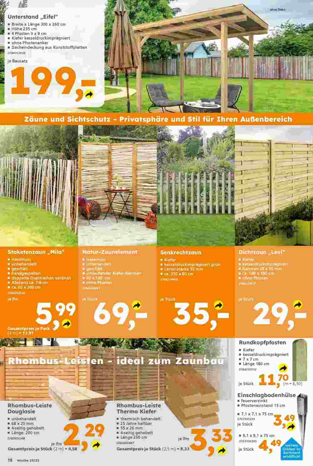 Globus Baumarkt Prospekt (ab 04.05.2025) zum Blättern - Seite 10
