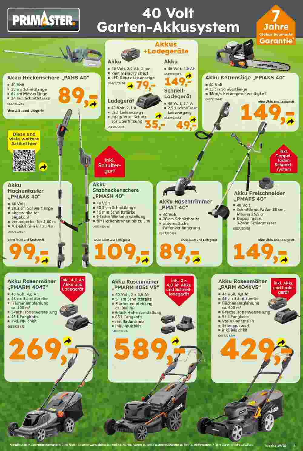 Globus Baumarkt Prospekt (ab 04.05.2025) zum Blättern - Seite 7