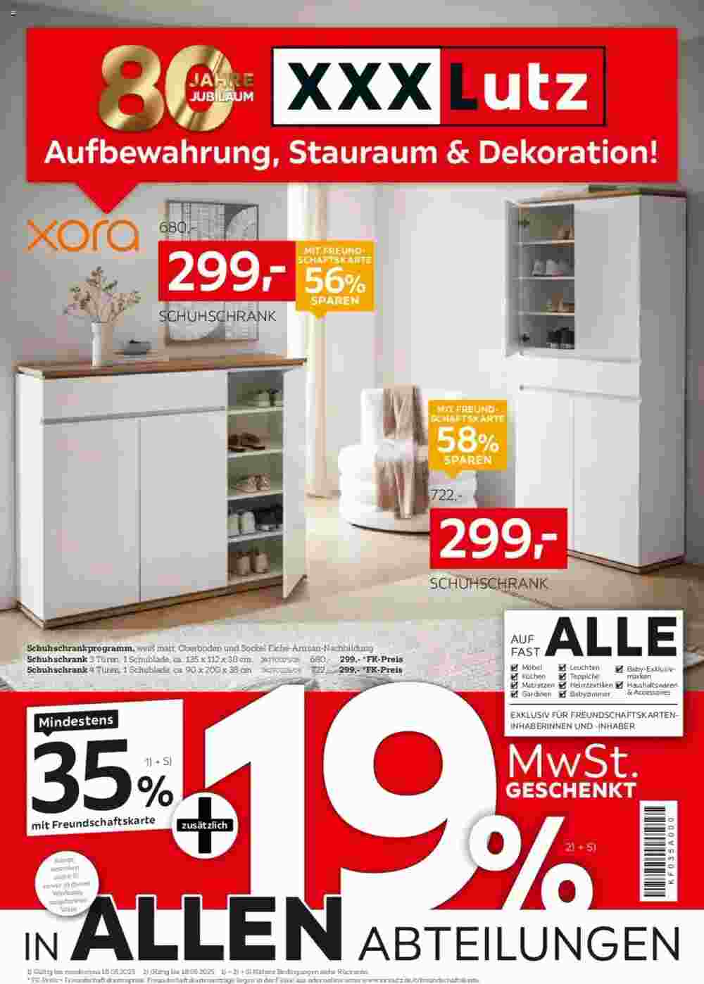 XXXLutz Prospekt (ab 04.05.2025) zum Blättern - Seite 1