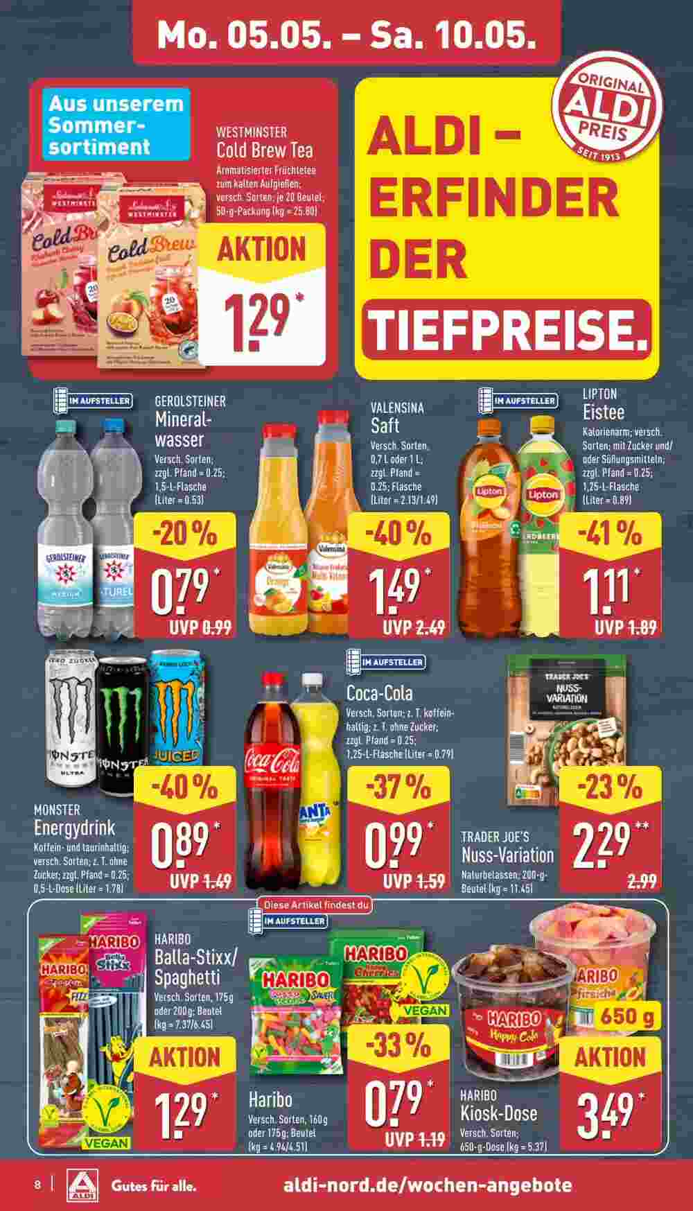 Aldi Nord Prospekt (ab 05.05.2025) zum Blättern - Seite 8