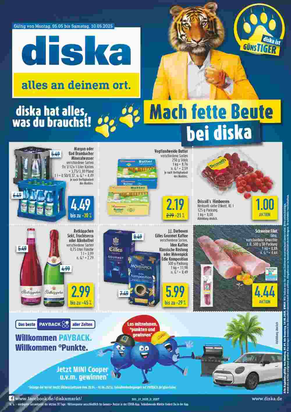 diska Prospekt (ab 05.05.2025) zum Blättern - Seite 1