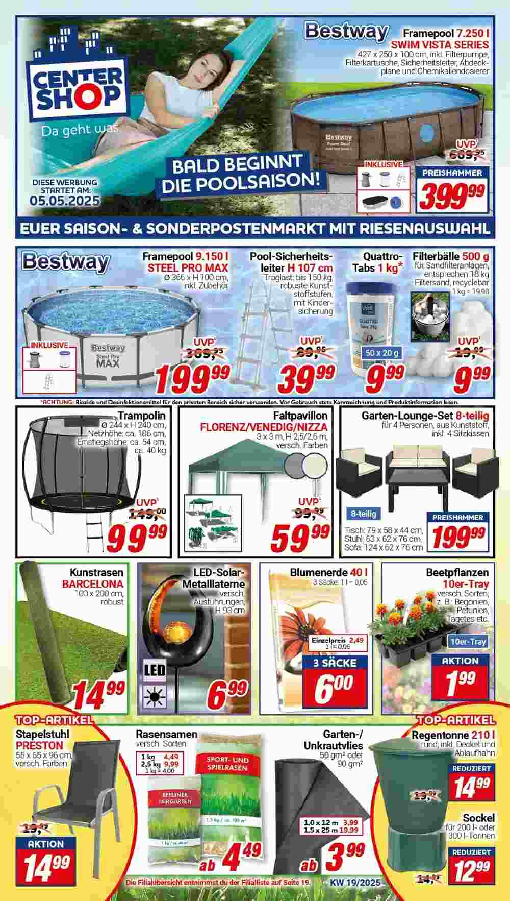 CENTERSHOP Prospekt (ab 05.05.2025) zum Blättern - Seite 1