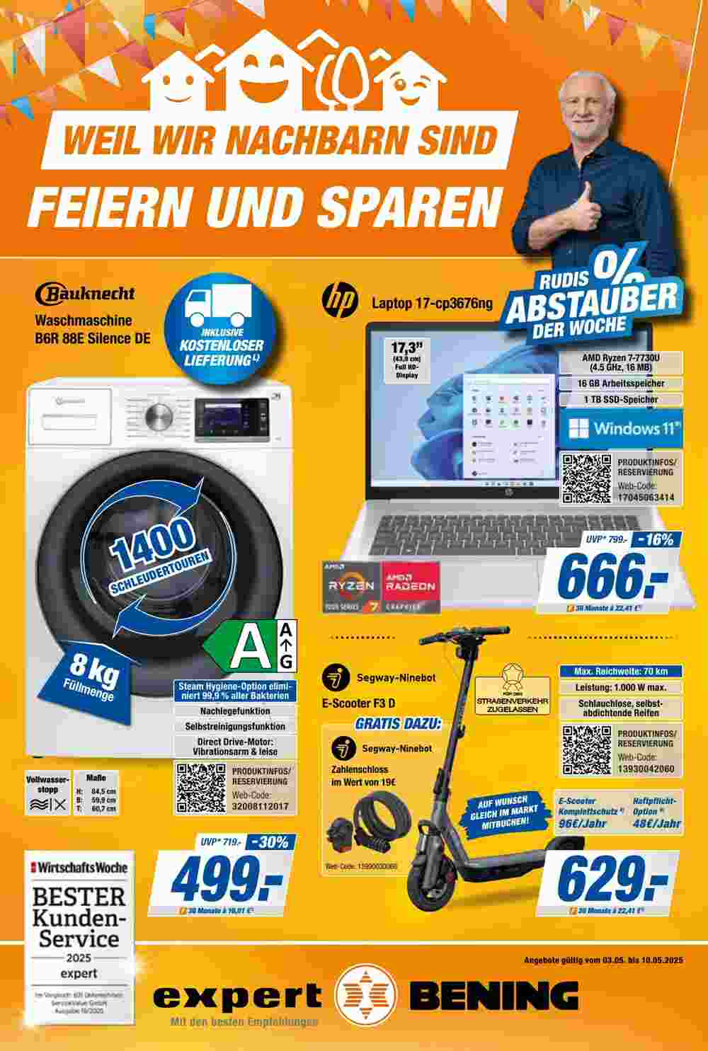 Expert Bening Prospekt (ab 05.05.2025) zum Blättern - Seite 1
