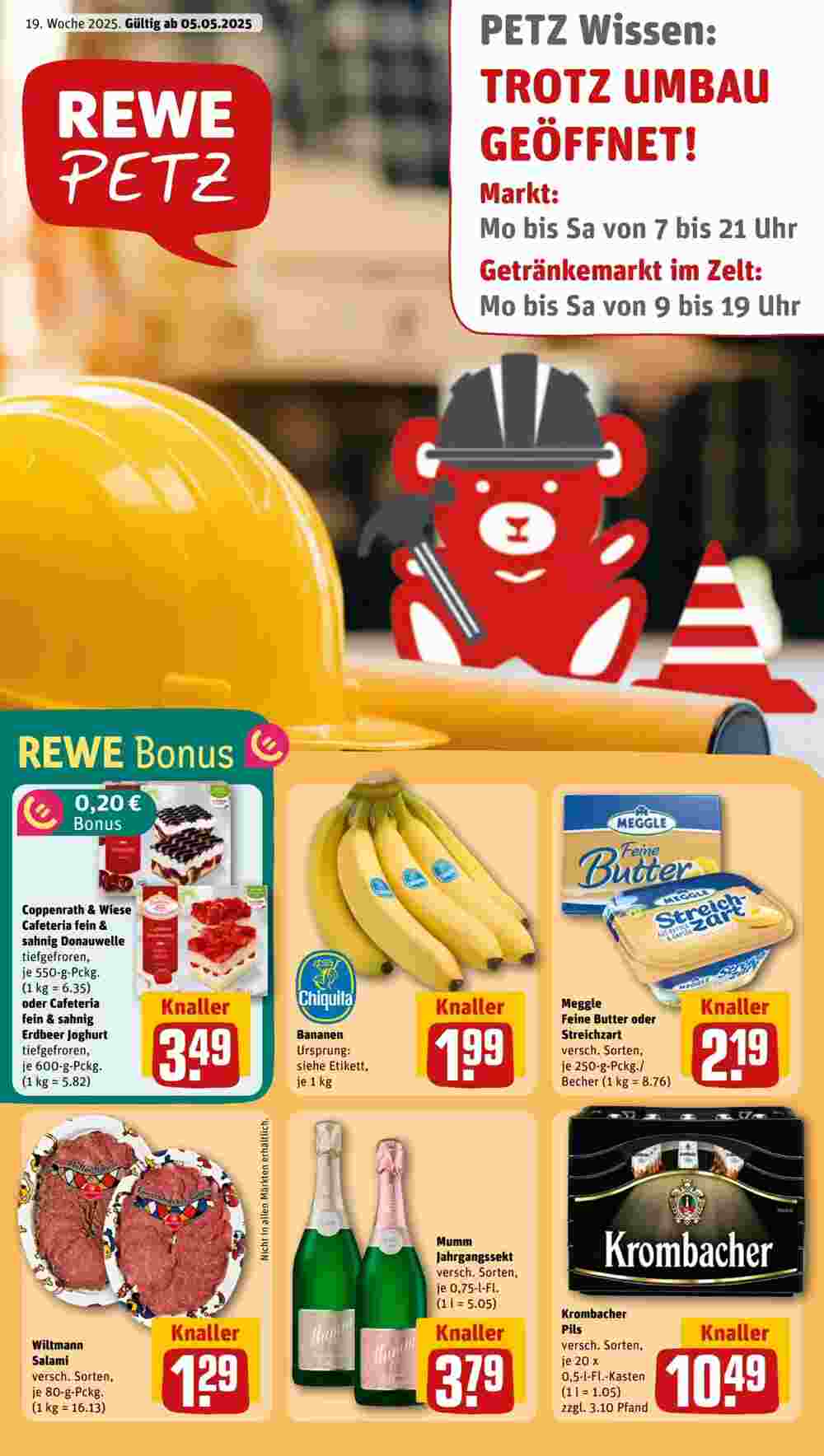 REWE PETZ Prospekt (ab 05.05.2025) zum Blättern - Seite 1