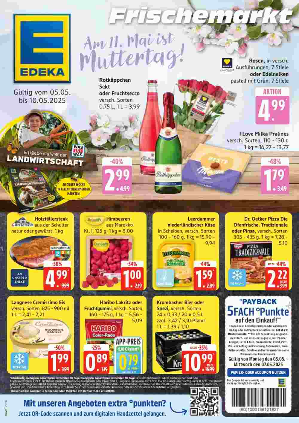 Edeka Frischemarkt Prospekt (ab 05.05.2025) zum Blättern - Seite 1