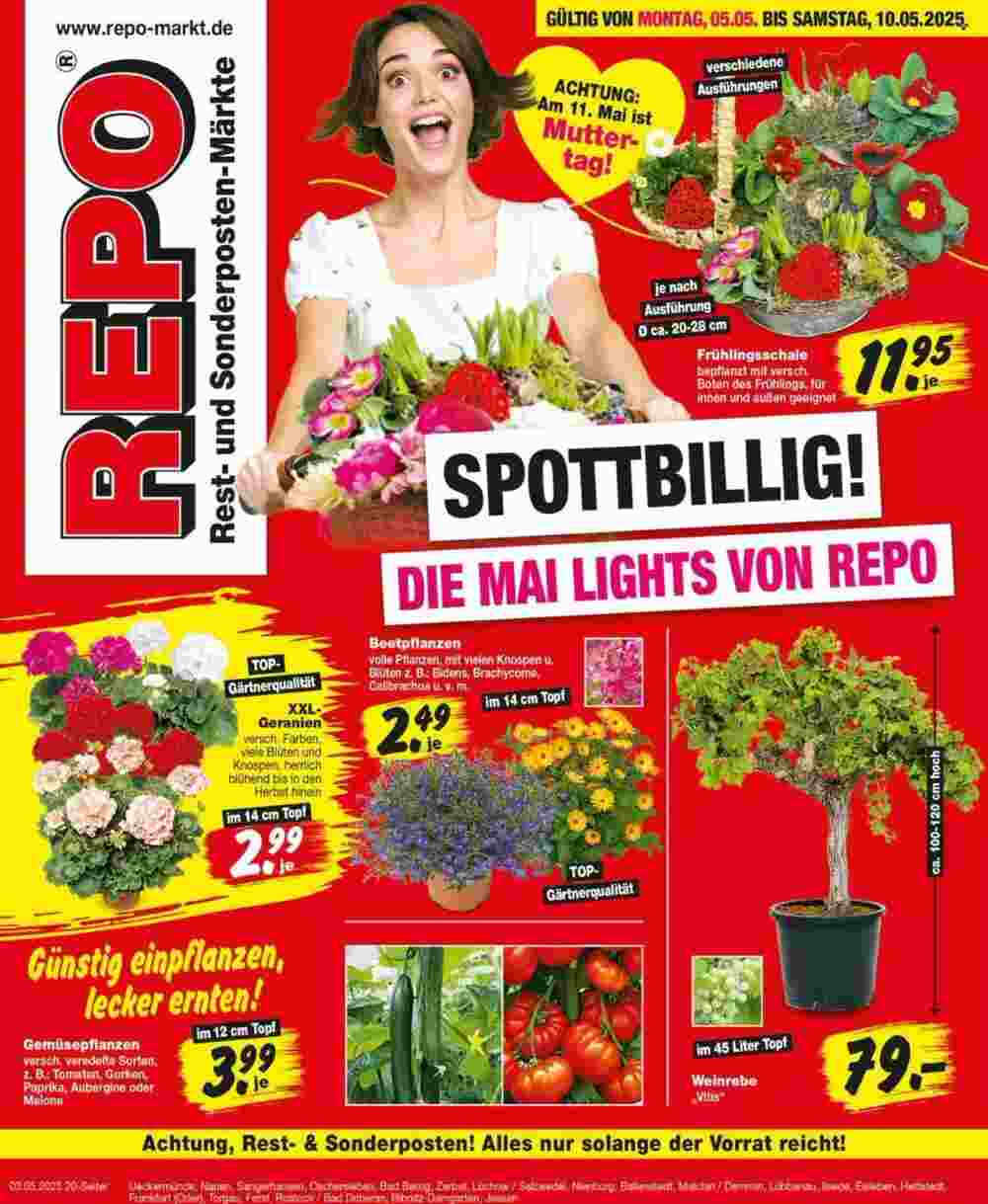 Repo Markt Prospekt (ab 05.05.2025) zum Blättern - Seite 1