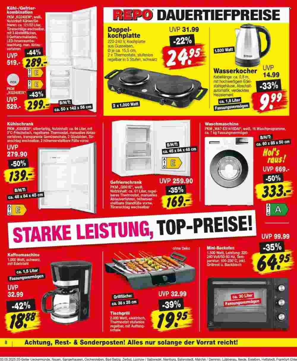 Repo Markt Prospekt (ab 05.05.2025) zum Blättern - Seite 8