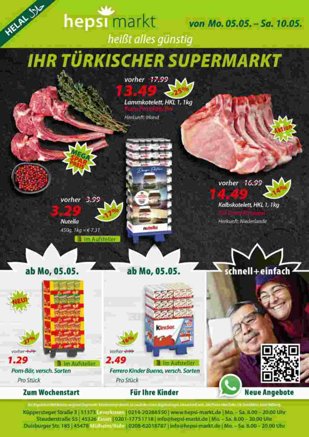 Hepsi-Markt Prospekt (ab 05.05.2025) zum Blättern - Seite 1