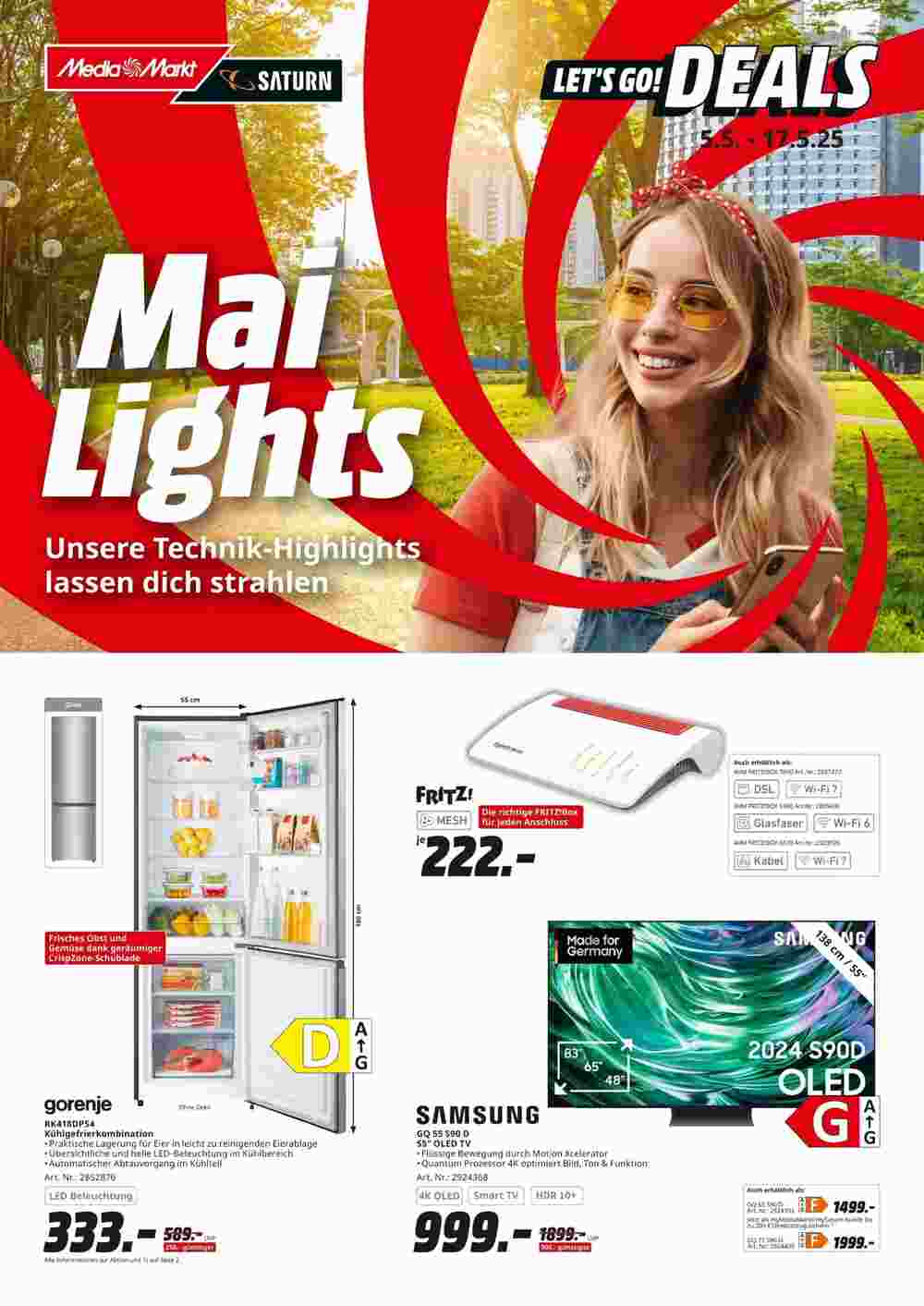 MediaMarkt Prospekt (ab 05.05.2025) zum Blättern - Seite 1