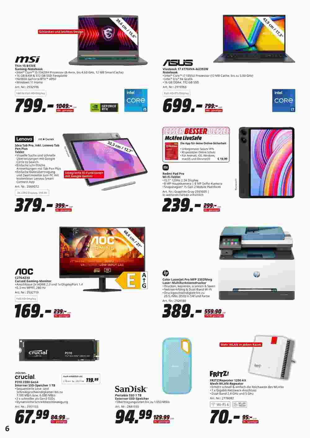MediaMarkt Prospekt (ab 05.05.2025) zum Blättern - Seite 6