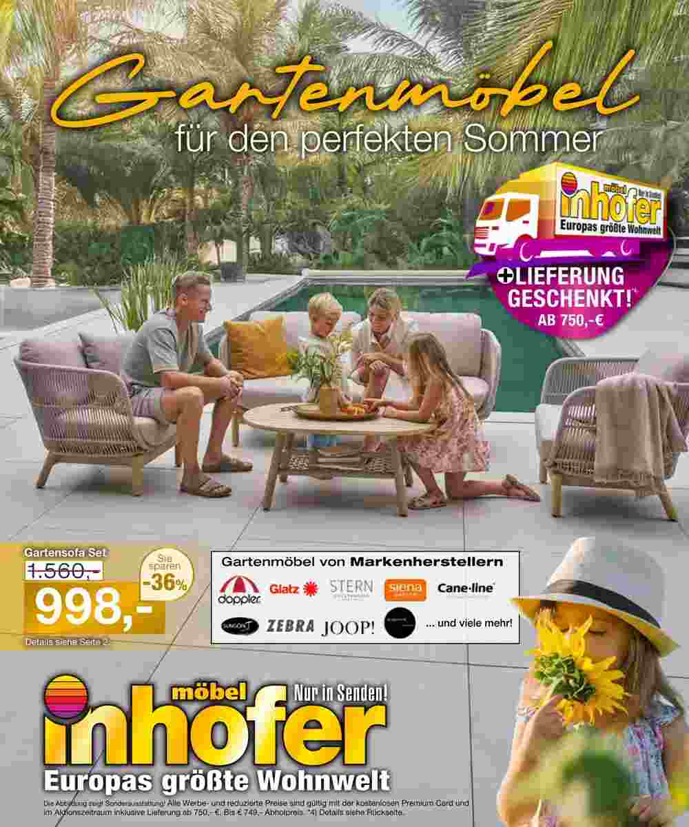 Möbel Inhofer Prospekt (ab 05.05.2025) zum Blättern - Seite 1