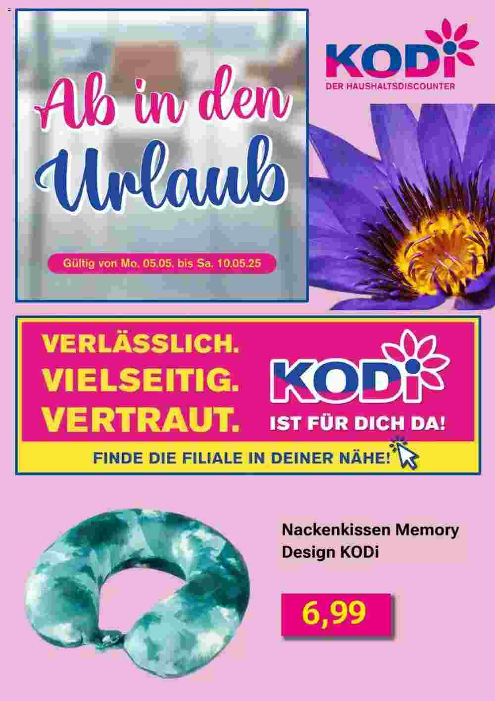 KODi Prospekt (ab 05.05.2025) zum Blättern - Seite 1