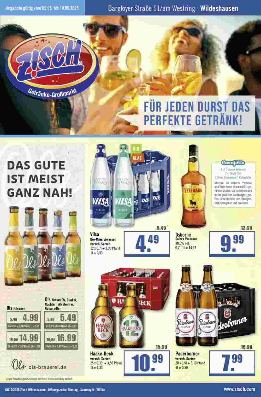 Zisch Prospekt (ab 05.05.2025) zum Blättern - Seite 1