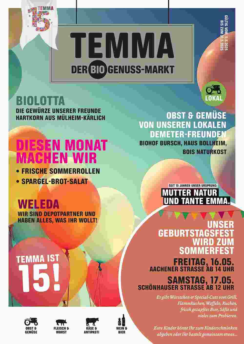 Temma Prospekt (ab 05.05.2025) zum Blättern - Seite 1