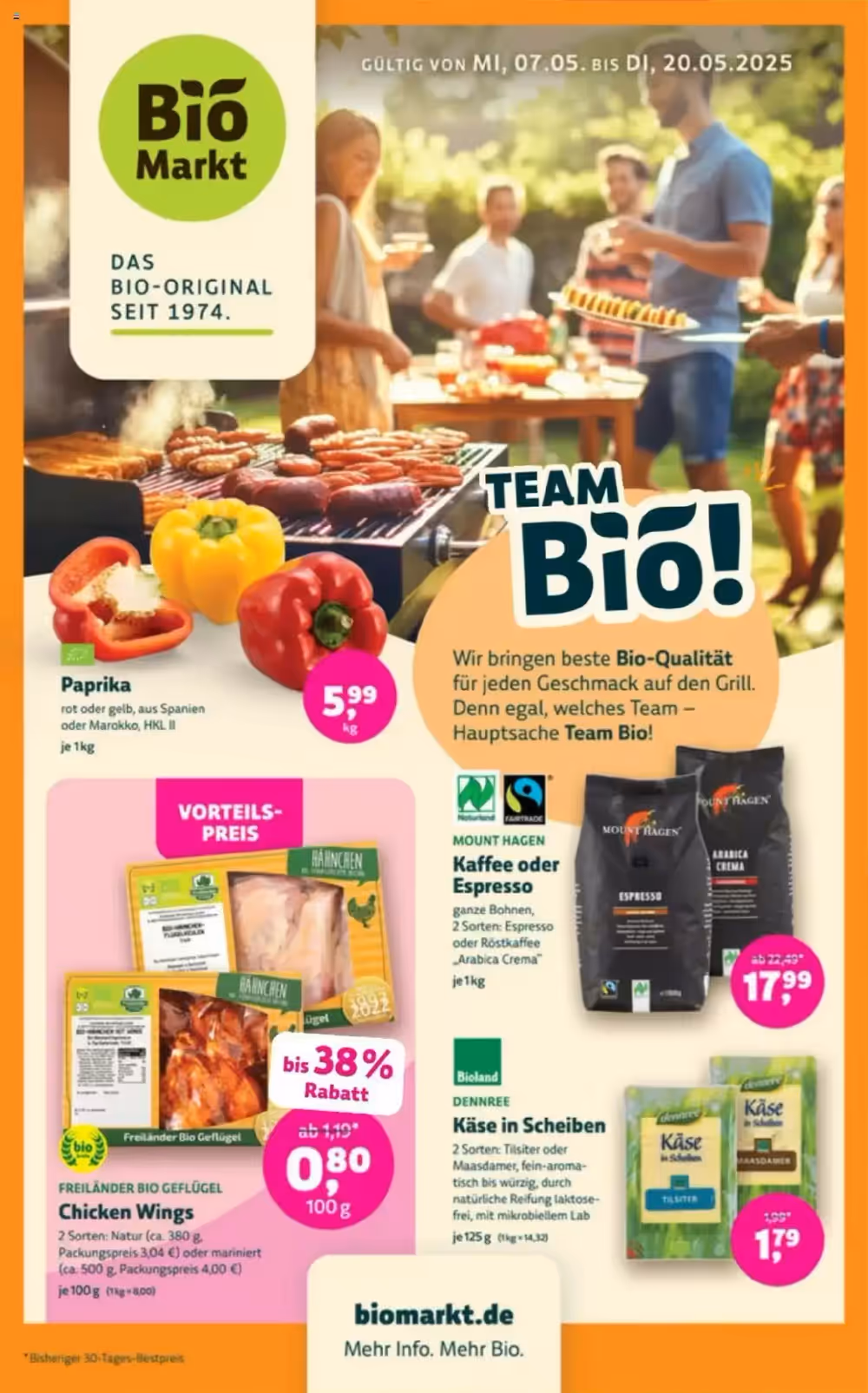 Denns BioMarkt Prospekt (ab 07.05.2025) zum Blättern - Seite 1