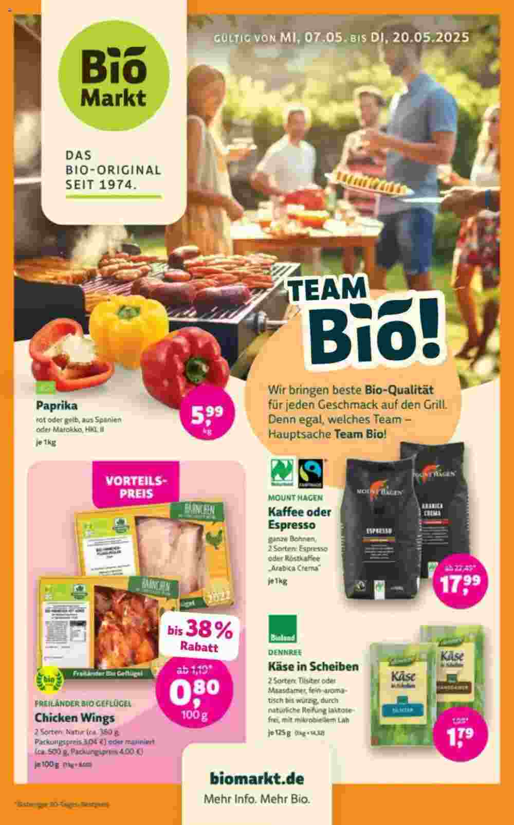 Denns BioMarkt Prospekt (ab 07.05.2025) zum Blättern - Seite 1
