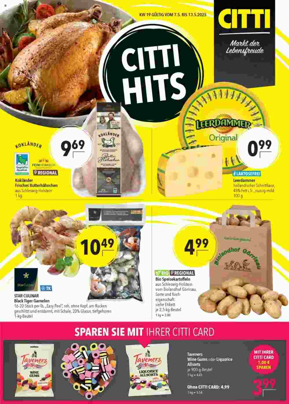 CITTI Markt Prospekt (ab 07.05.2025) zum Blättern - Seite 1