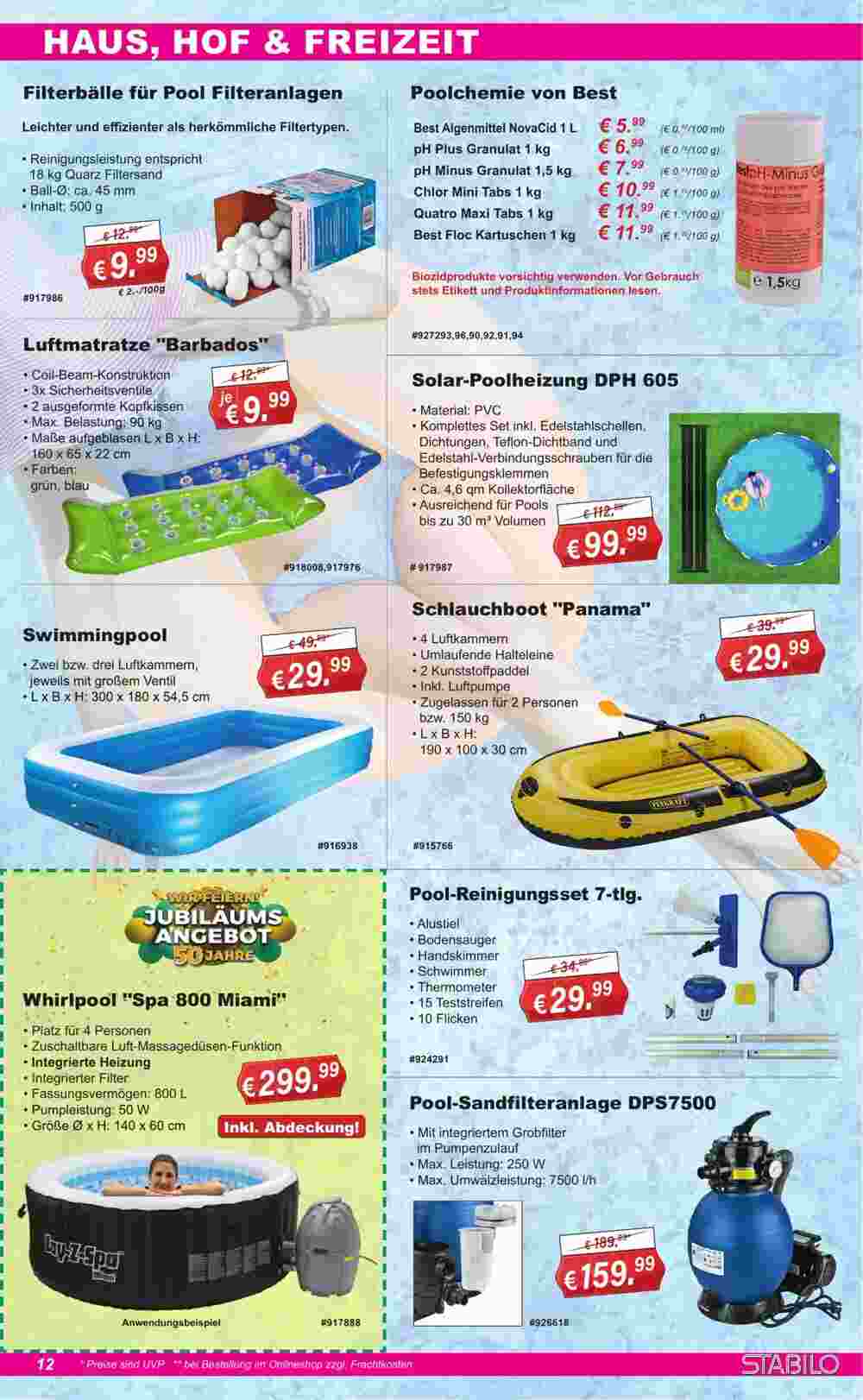 Stabilo Fachmarkt Prospekt (ab 07.05.2025) zum Blättern - Seite 12