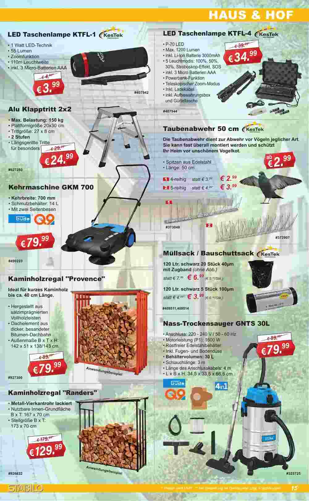 Stabilo Fachmarkt Prospekt (ab 07.05.2025) zum Blättern - Seite 15