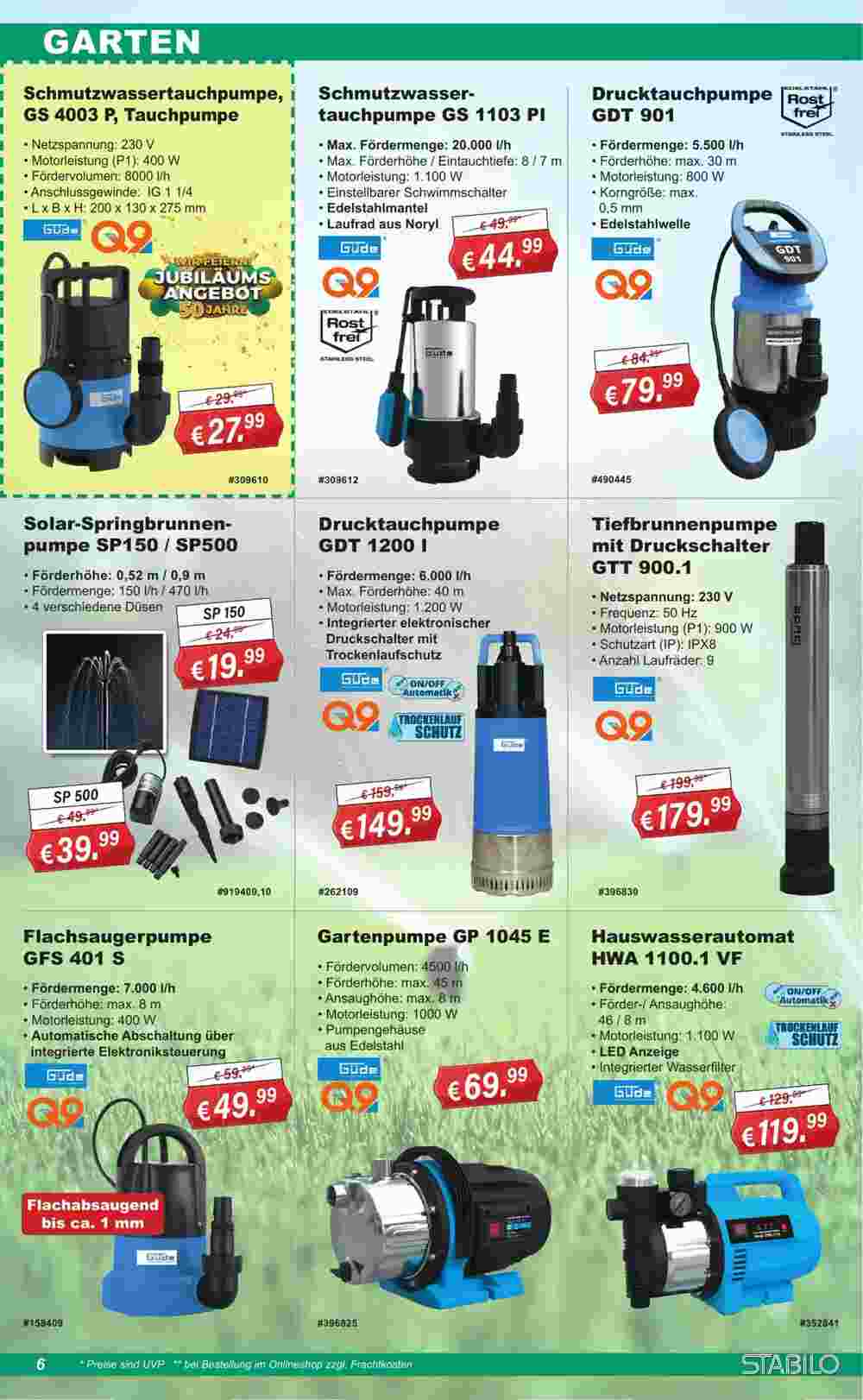 Stabilo Fachmarkt Prospekt (ab 07.05.2025) zum Blättern - Seite 6