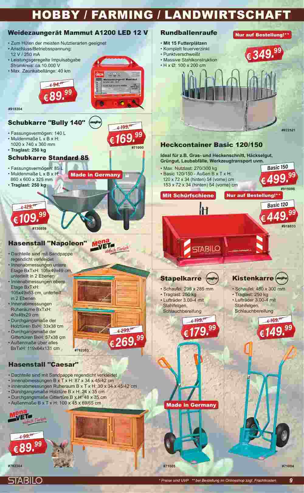 Stabilo Fachmarkt Prospekt (ab 07.05.2025) zum Blättern - Seite 9