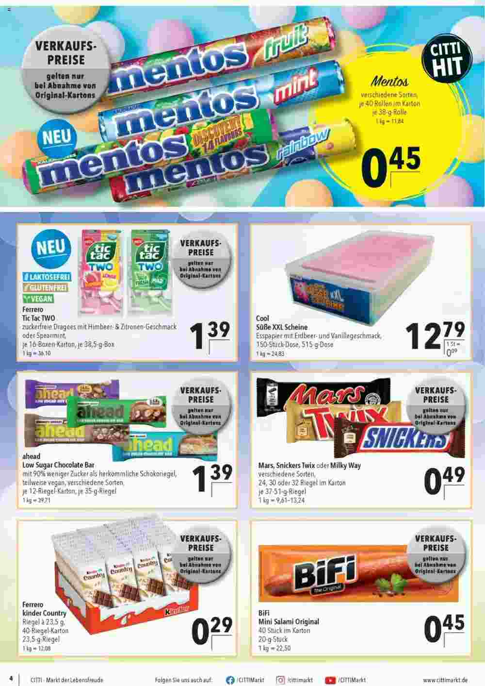 CITTI Markt Prospekt (ab 07.05.2025) zum Blättern - Seite 4