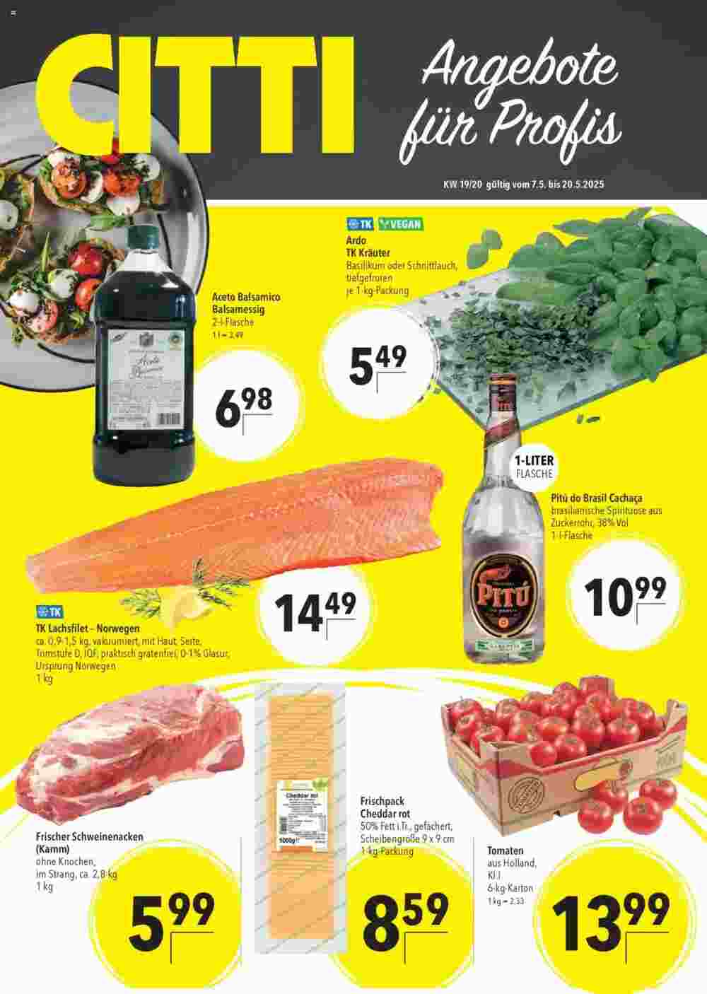 CITTI Markt Prospekt (ab 07.05.2025) zum Blättern - Seite 1