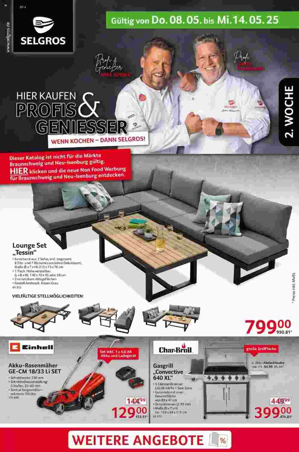 Selgros Prospekt (ab 08.05.2025) zum Blättern - Seite 1