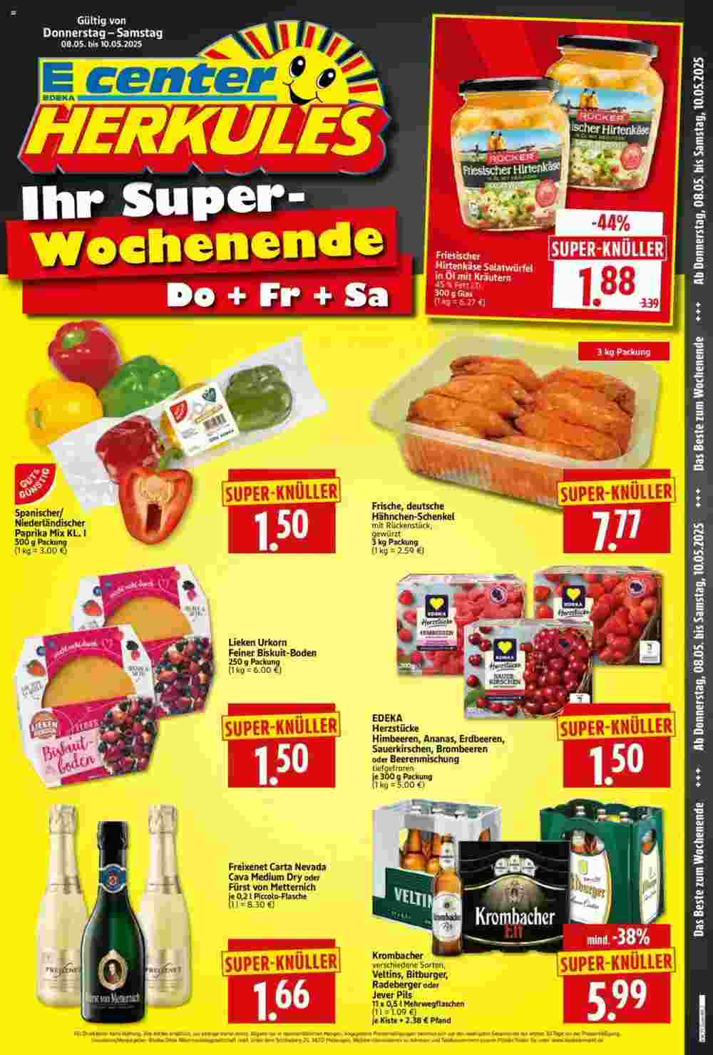 Edeka Herkules Prospekt (ab 08.05.2025) zum Blättern - Seite 1