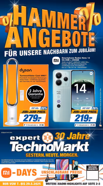 Expert Technomarkt Prospekt (ab 09.05.2025) zum Blättern