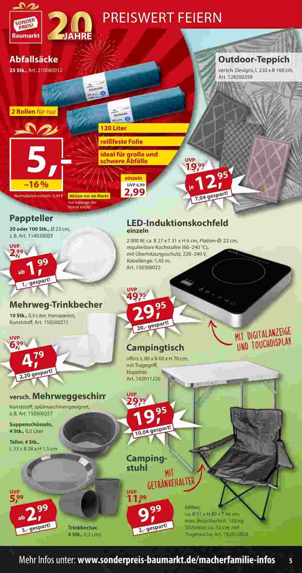Sonderpreis Baumarkt Prospekt (ab 10.05.2025) zum Blättern - Seite 5