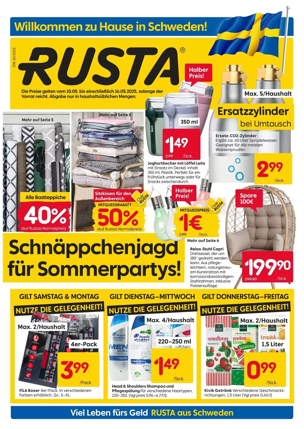 Rusta Prospekt (ab 10.05.2025) zum Blättern - Seite 1