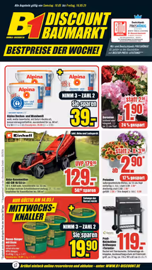 B1 Discount Baumarkt Prospekt (ab 10.05.2025) zum Blättern