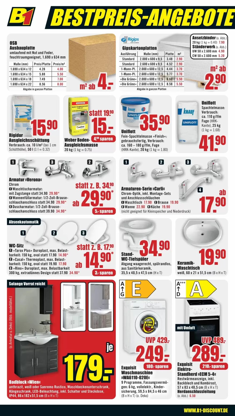 B1 Discount Baumarkt Prospekt (ab 10.05.2025) zum Blättern - Seite 6