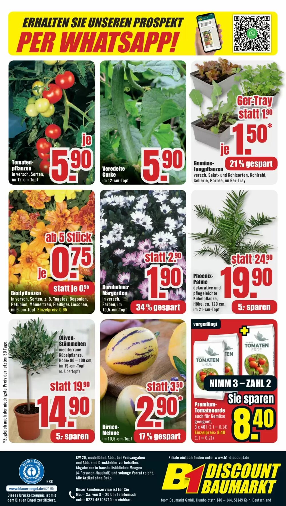 B1 Discount Baumarkt Prospekt (ab 10.05.2025) zum Blättern - Seite 8