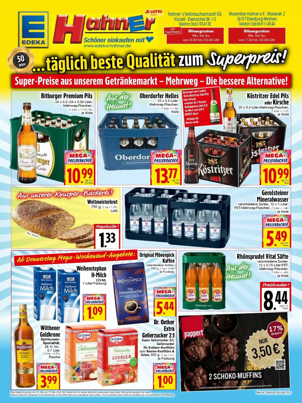 EDEKA Hahner Prospekt (ab 11.05.2025) zum Blättern - Seite 2