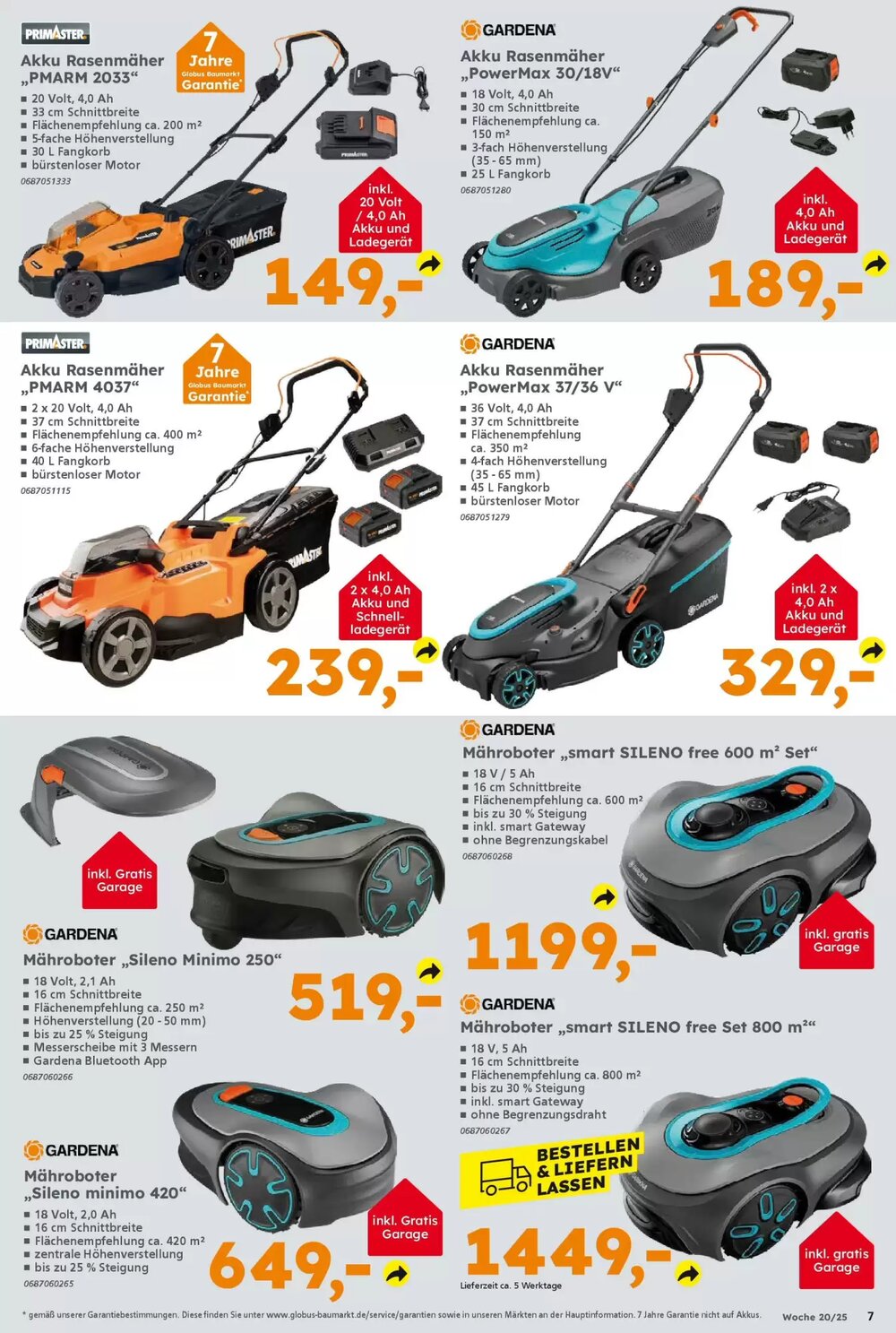 Globus Baumarkt Prospekt (ab 11.05.2025) zum Blättern - Seite 7
