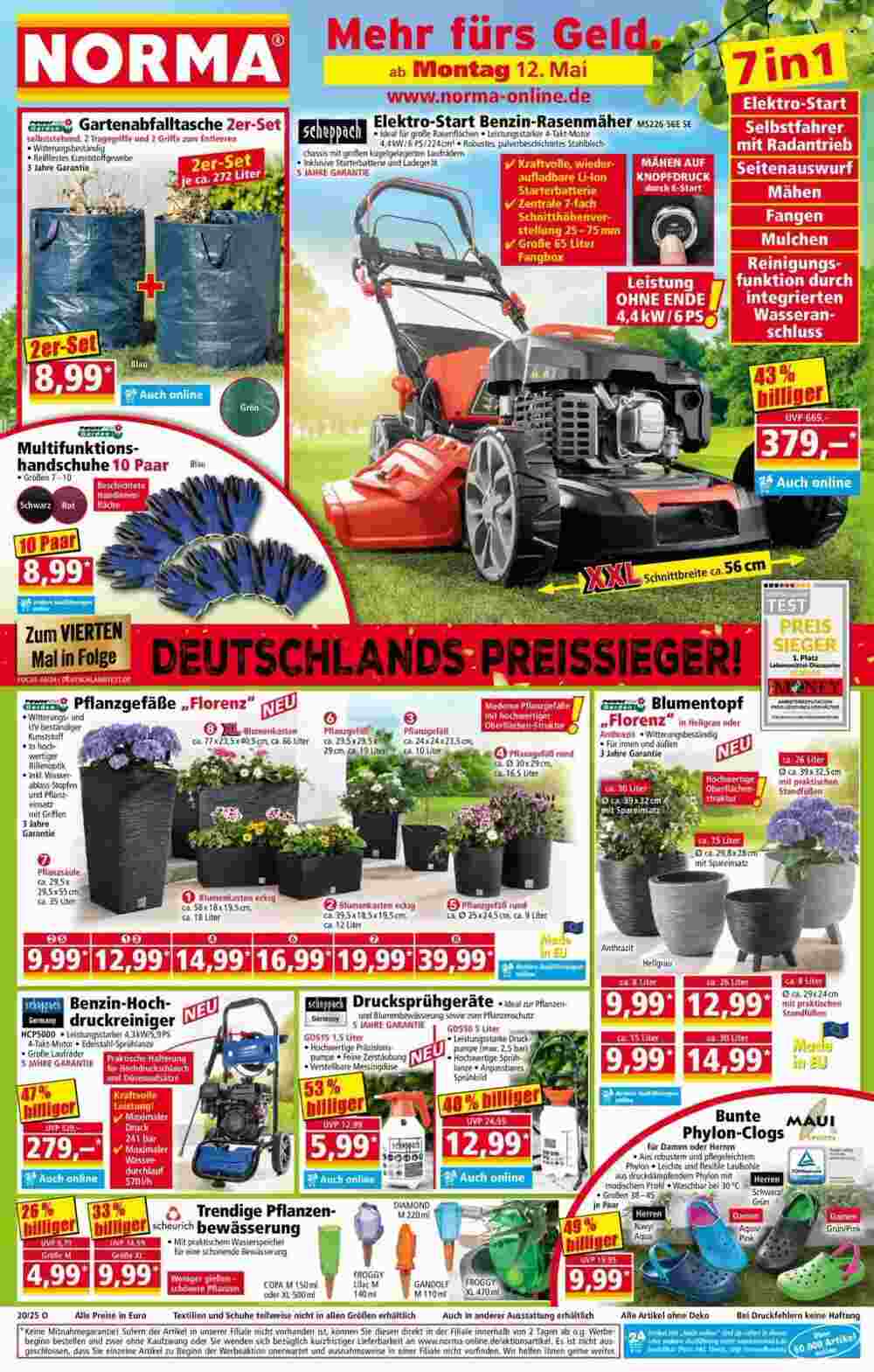 Norma Prospekt (ab 12.05.2025) zum Blättern - Seite 1