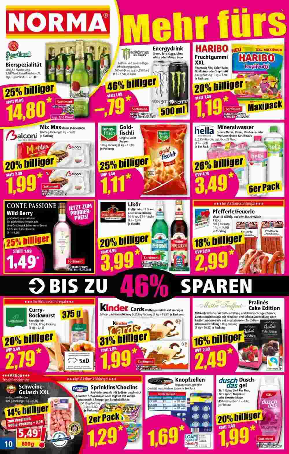 Norma Prospekt (ab 12.05.2025) zum Blättern - Seite 10