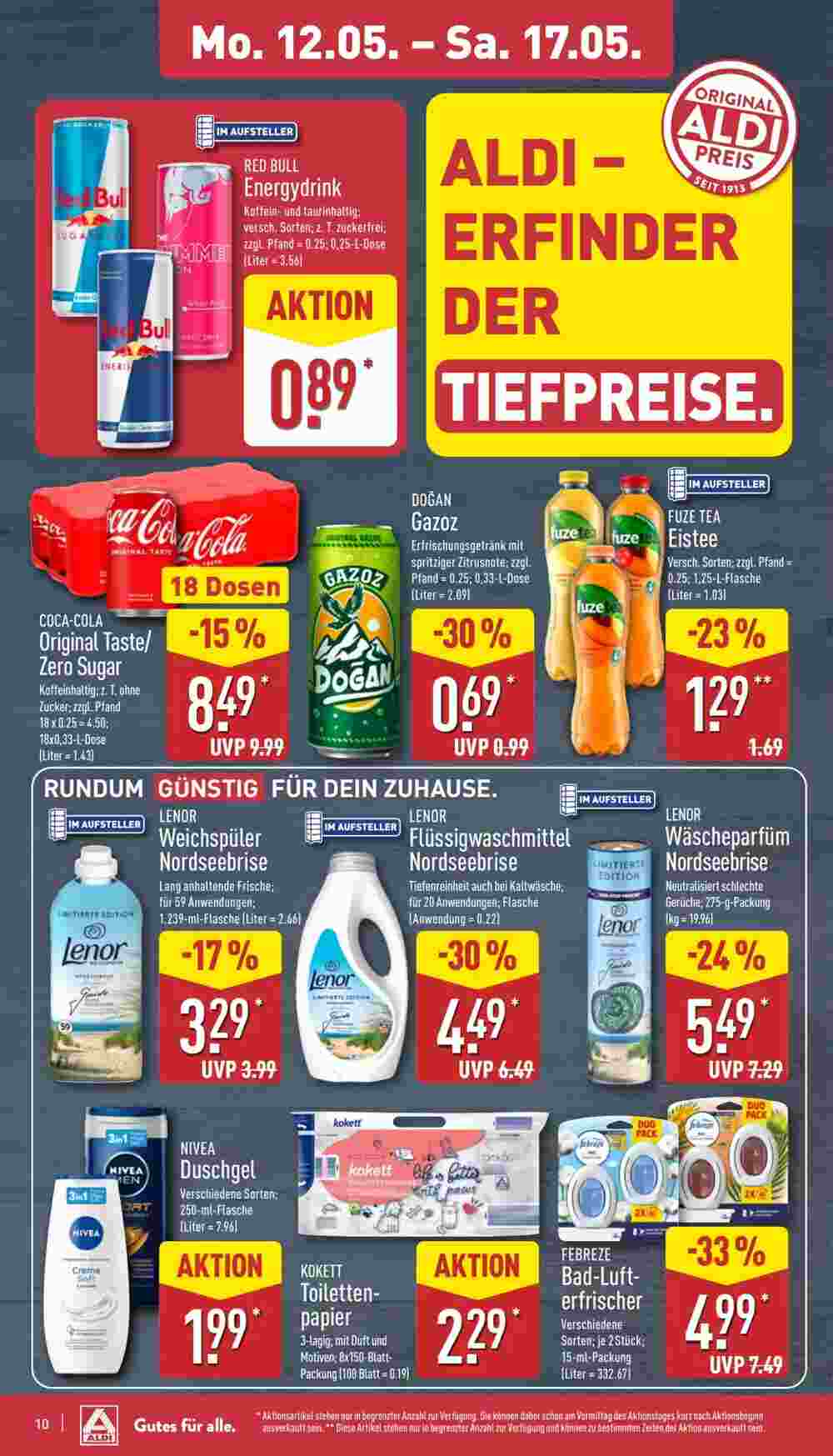 Aldi Nord Prospekt (ab 12.05.2025) zum Blättern - Seite 10